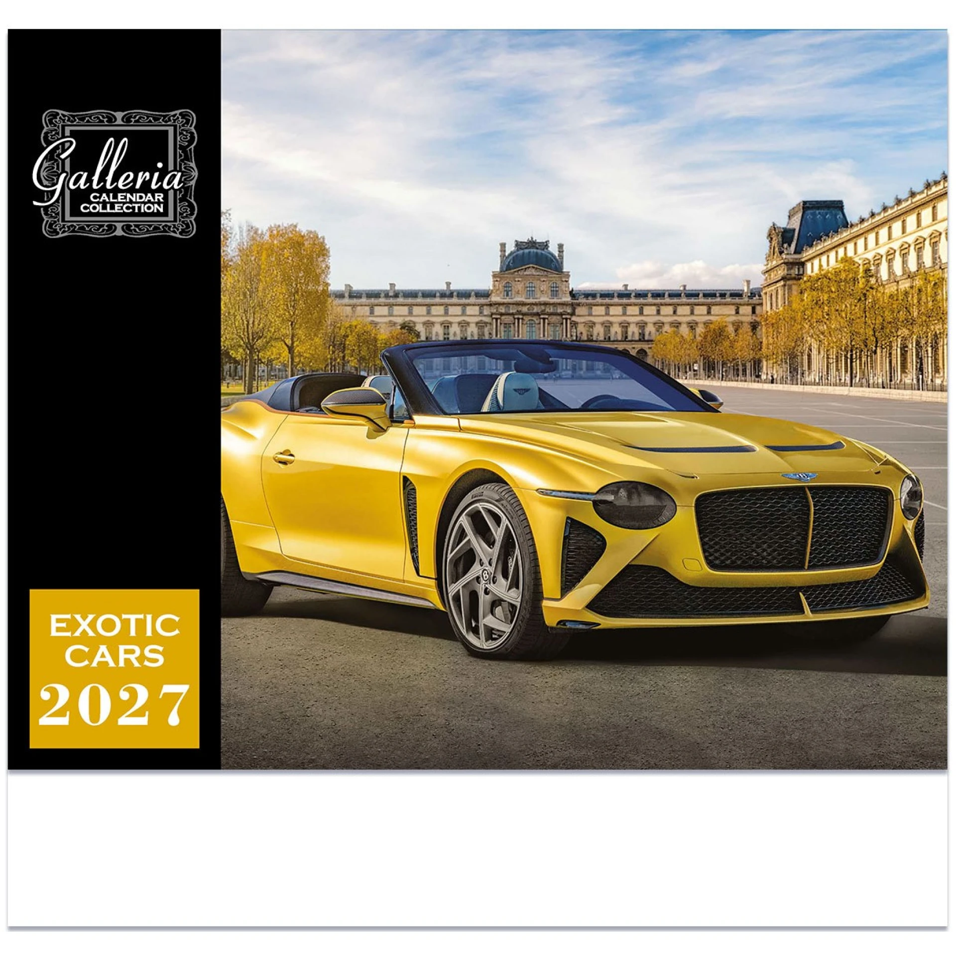Product: Galleria Wall Calendar 2027 Exotic Cars (English)