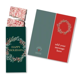 Product: Full-Color Custom Sweeter Cards with Peppermint Bark