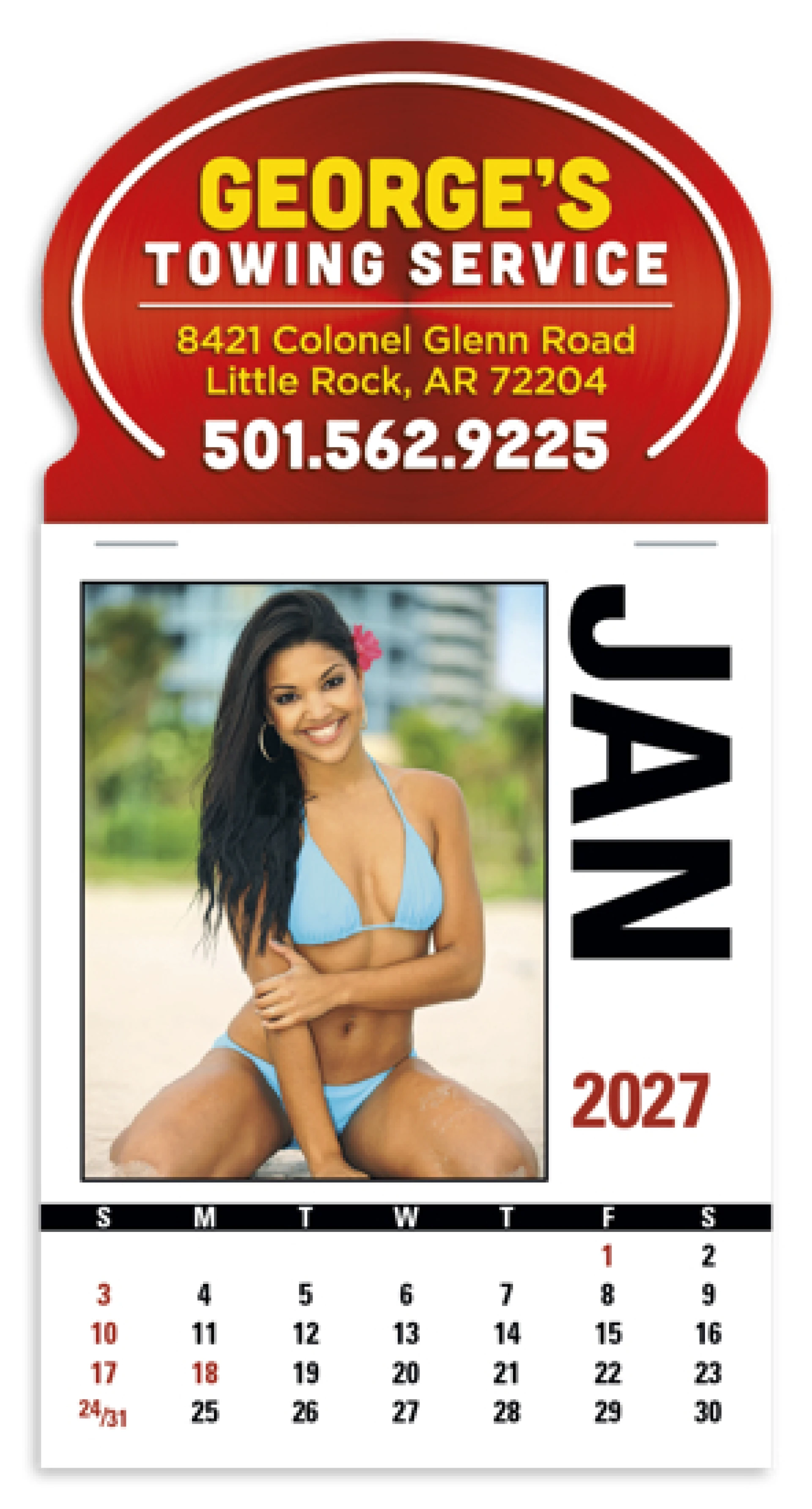Product: Press-N-Stick Full-Color Header Sunshine Girls Calendar