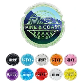 Product: Full-Color Round Aqua Pearls™ Hot/Cold Pack