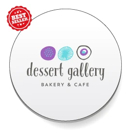 Product: Pulpboard Coasters Fast - Digital Print - 4" Round - Medium Weight 40 pt.