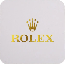 Product: Pulpboard Coaster - Custom Foil Print - 4" Square Medium Weight 40 pt.