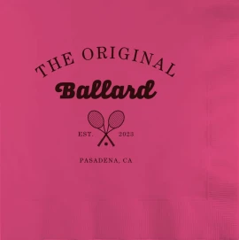 Product: Magenta 3-Ply Luncheon Napkins - Custom Digital Print