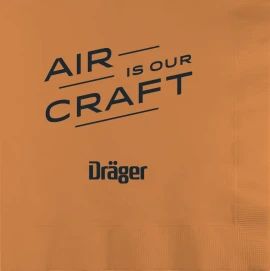 Product: Pumpkin Spice Orange 3-Ply Luncheon Napkins - Custom Digital Print