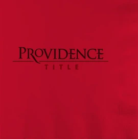 Product: Red 3-Ply Luncheon Napkins - Custom Digital Print