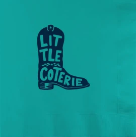 Product: Turquoise 3-Ply Luncheon Napkins - Custom Digital Print