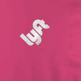 Product: Magenta Luncheon 3-Ply Beverage Napkins - Custom Foil Print
