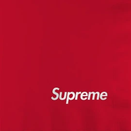 Product: Red Luncheon 3-Ply Beverage Napkins - Custom Foil Print