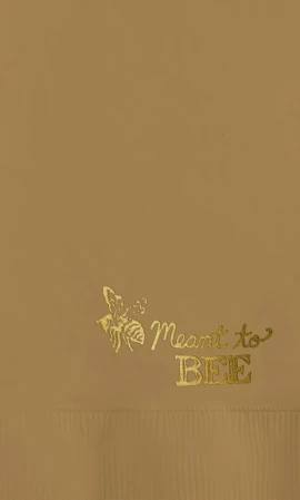 Product: Gold 2-Ply Dinner Napkins - 1-Color Screen Print