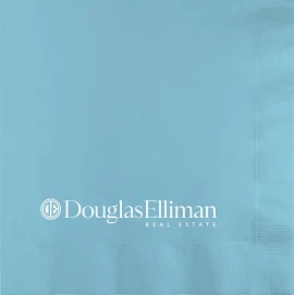 Product: Pastel Blue 3-Ply Luncheon Napkins - 1-Color Screen Print