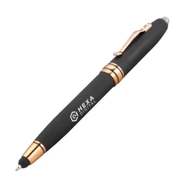 Product: Royale Tech Soft Touch Triple Function Copper Pen