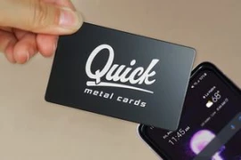 Product: Quick Metal NFC Business Cards