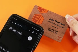 Product: Wood NFC Business Cards
