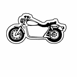 Product: Motorcycle Magnet - Full Color