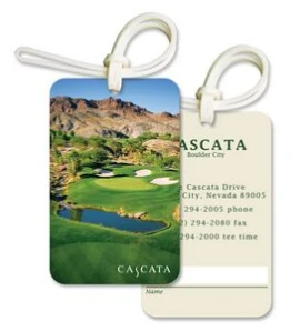 Product: Large Rectangle Bag & Luggage Tag - Full Color