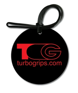 Product: Large Round Bag & Luggage Tag - Spot Color