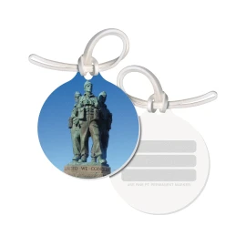 Product: Large Round w/Tab Bag & Luggage Tag - Full Color