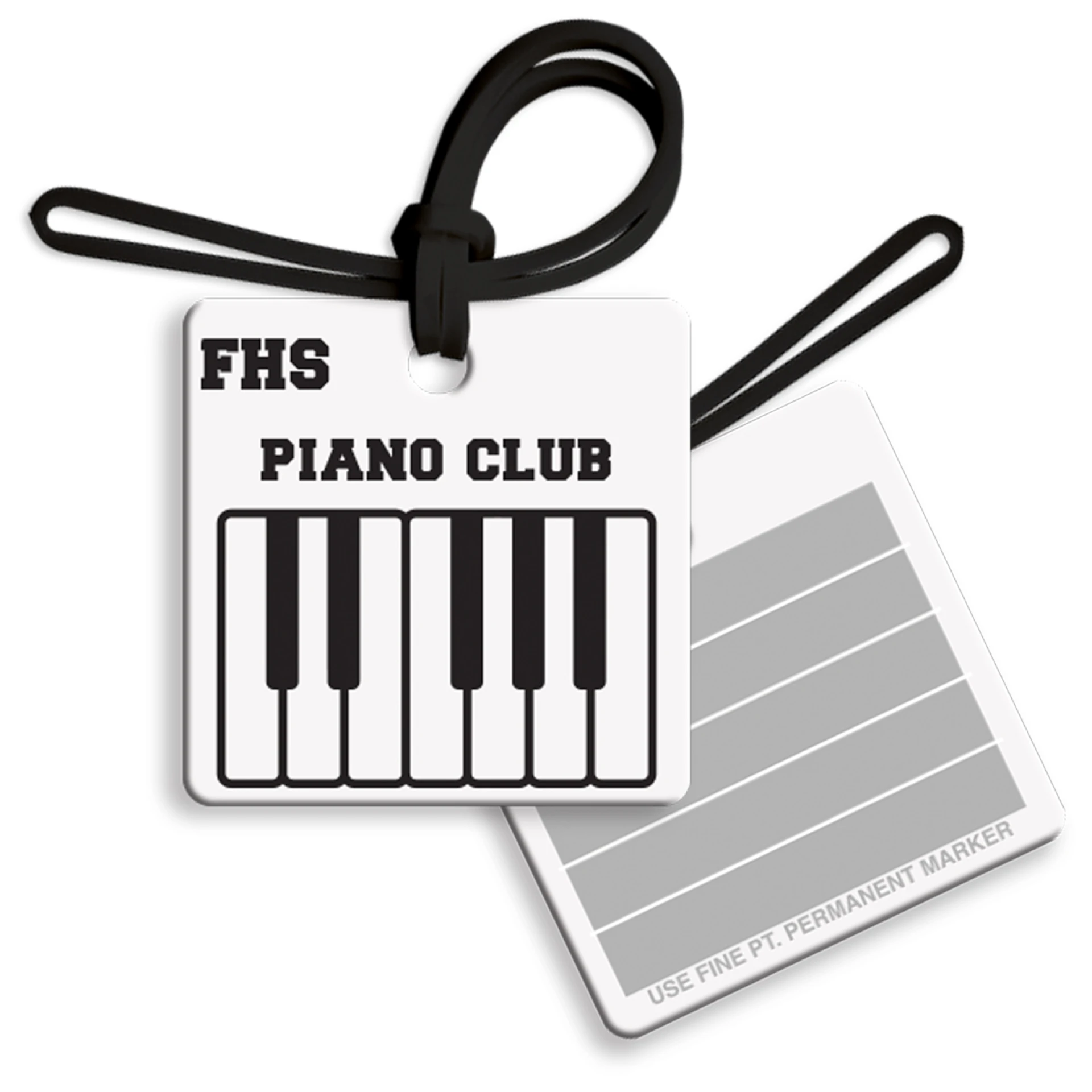 Product: Small Square Bag & Luggage Tag - Spot Color