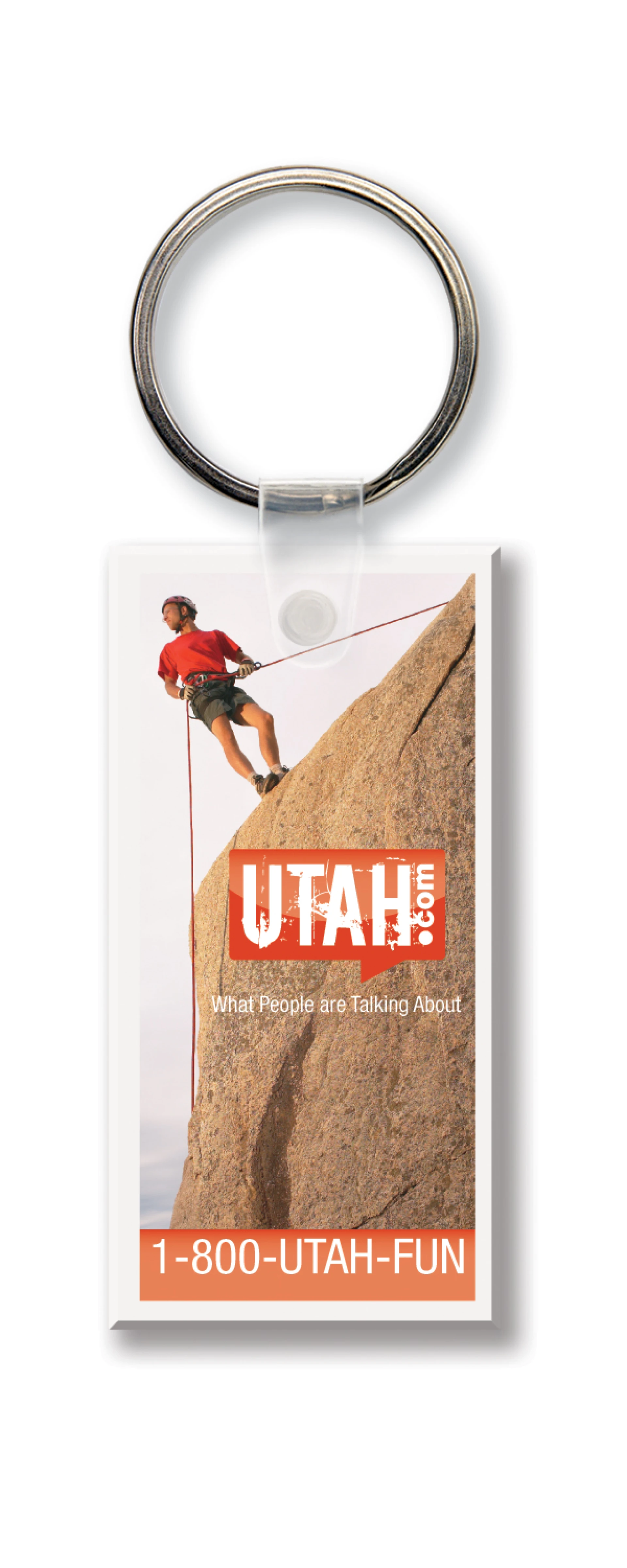 Product: Large Rectangle Key Tag - Full Color