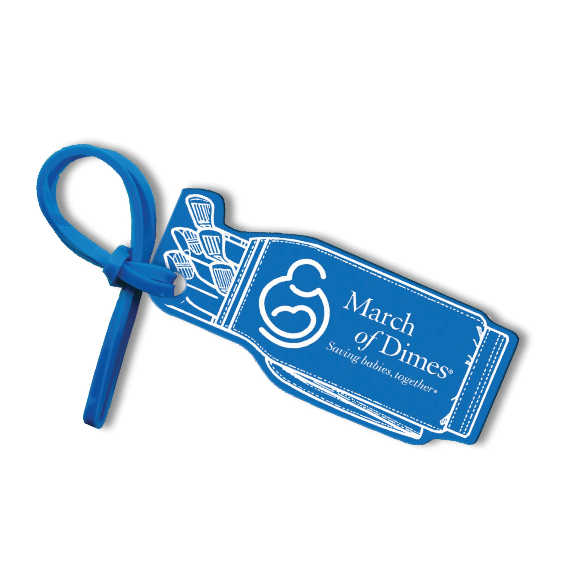 Product: Golf Bag Bag & Luggage Tag - Spot Color