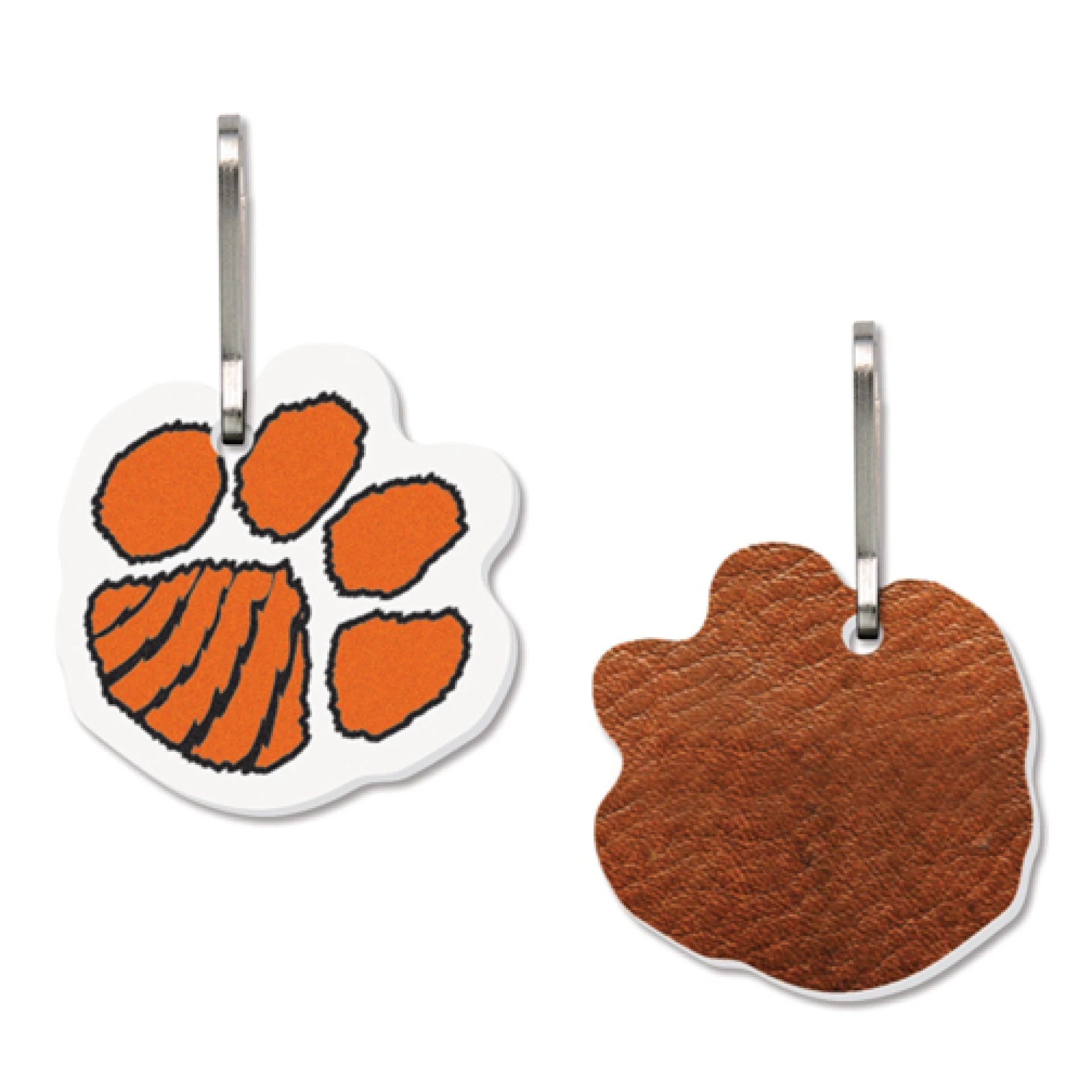 Product: Large Paw Print Bag & Luggage Tag (Zipper Pull) - Full Color