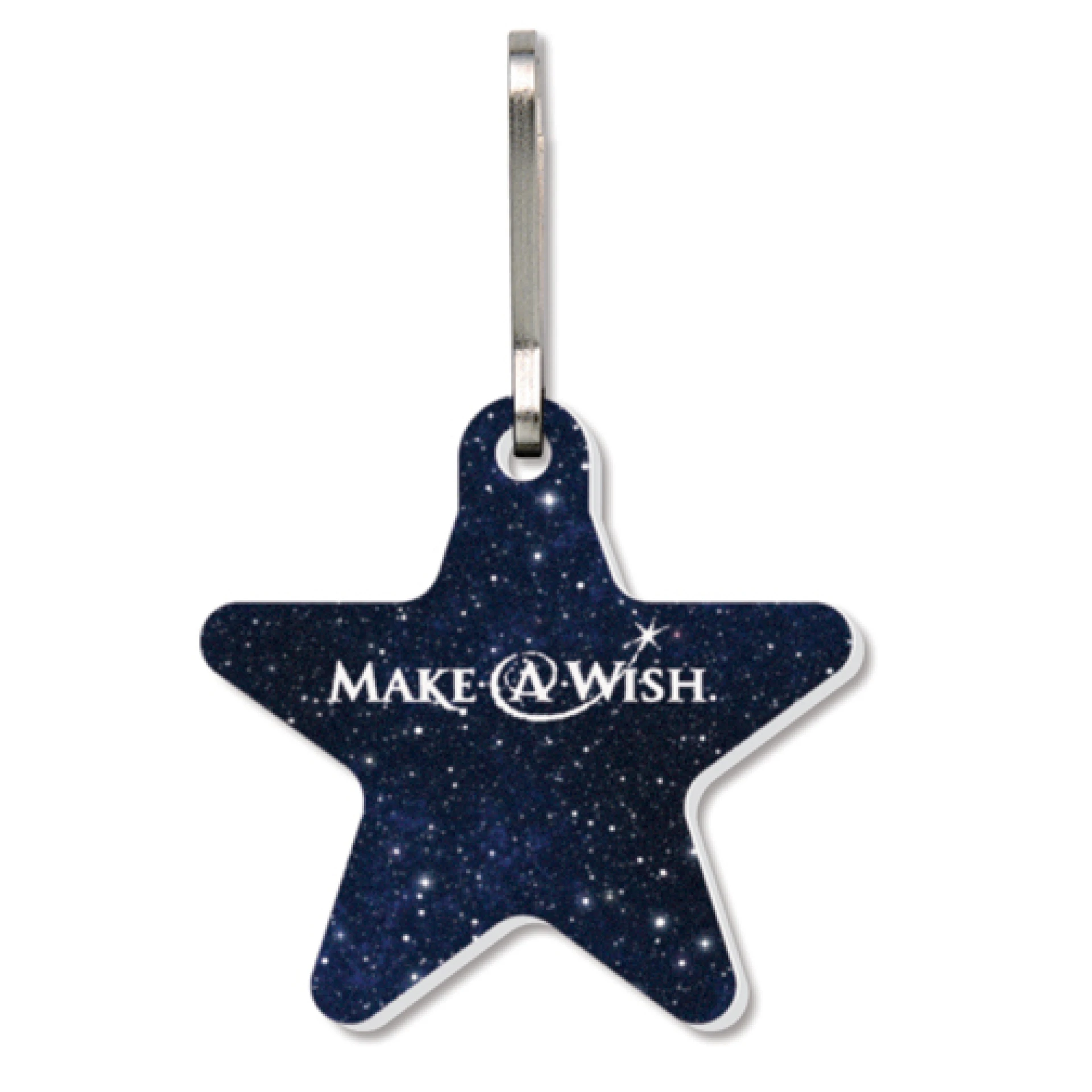 Product: Large Star Bag & Luggage Tag (Zipper Pull) - Full Color