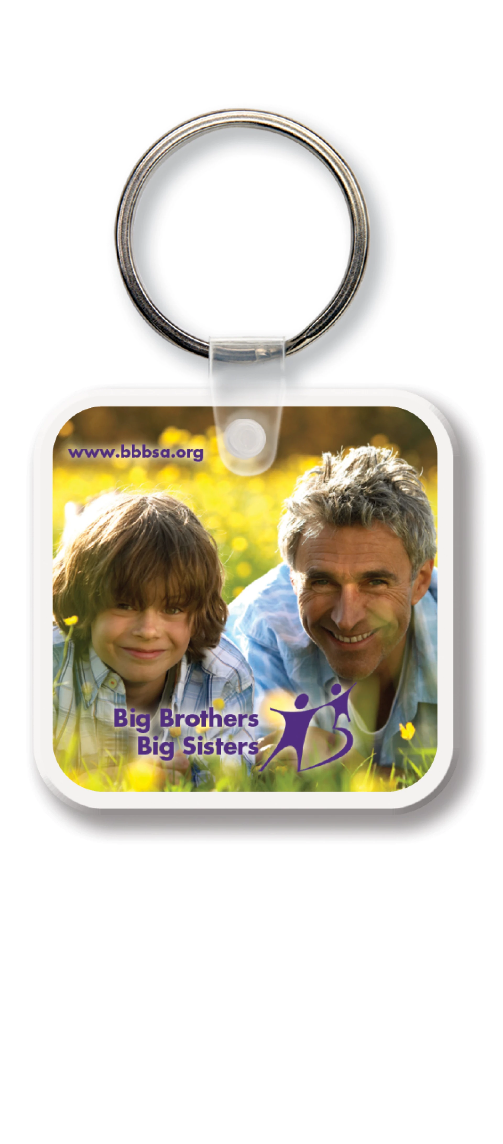 Product: Square w/Rounded Corners Key Tag - Full Color