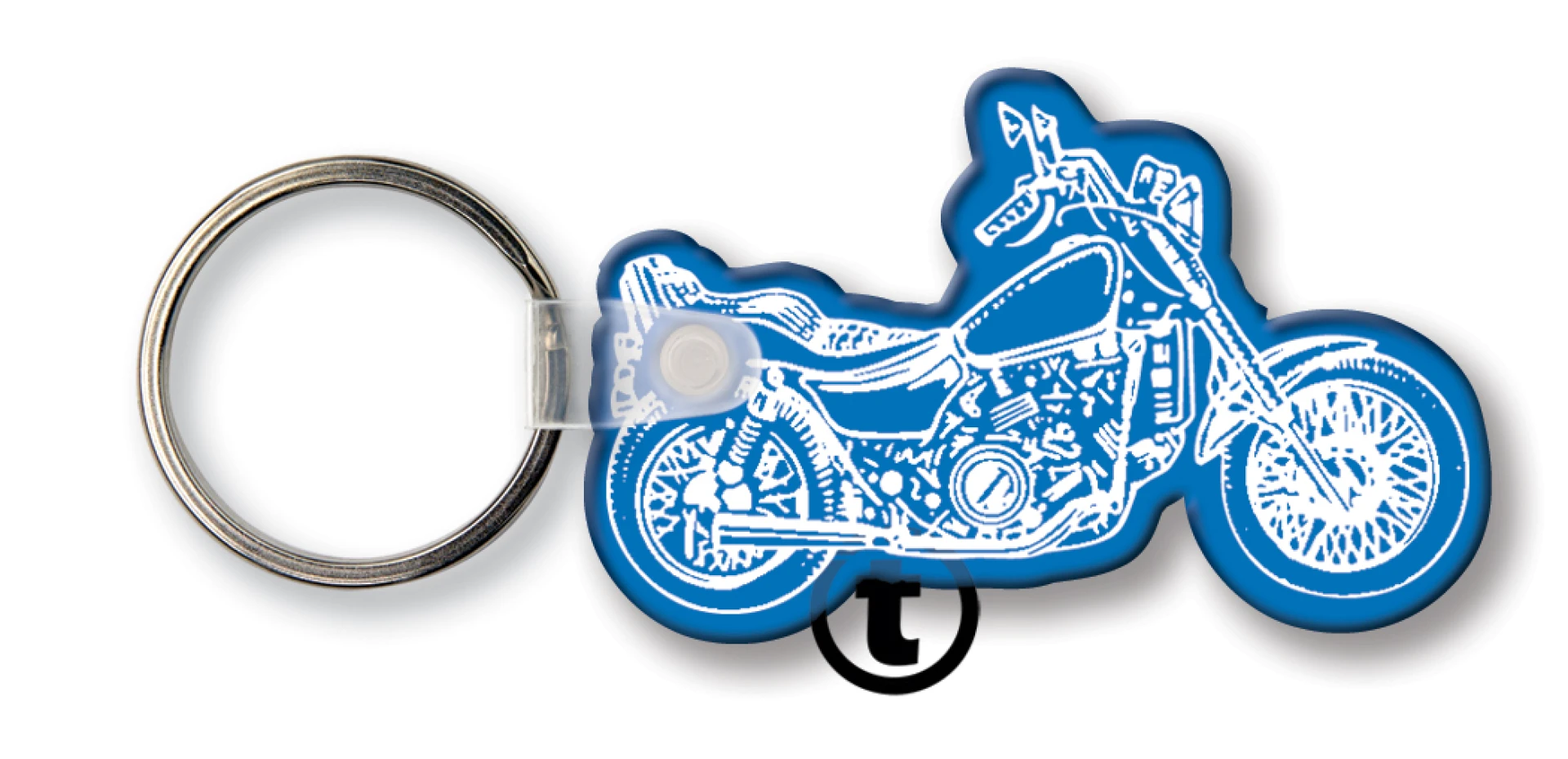 Product: Motorcycle Key Tag (Spot Color)