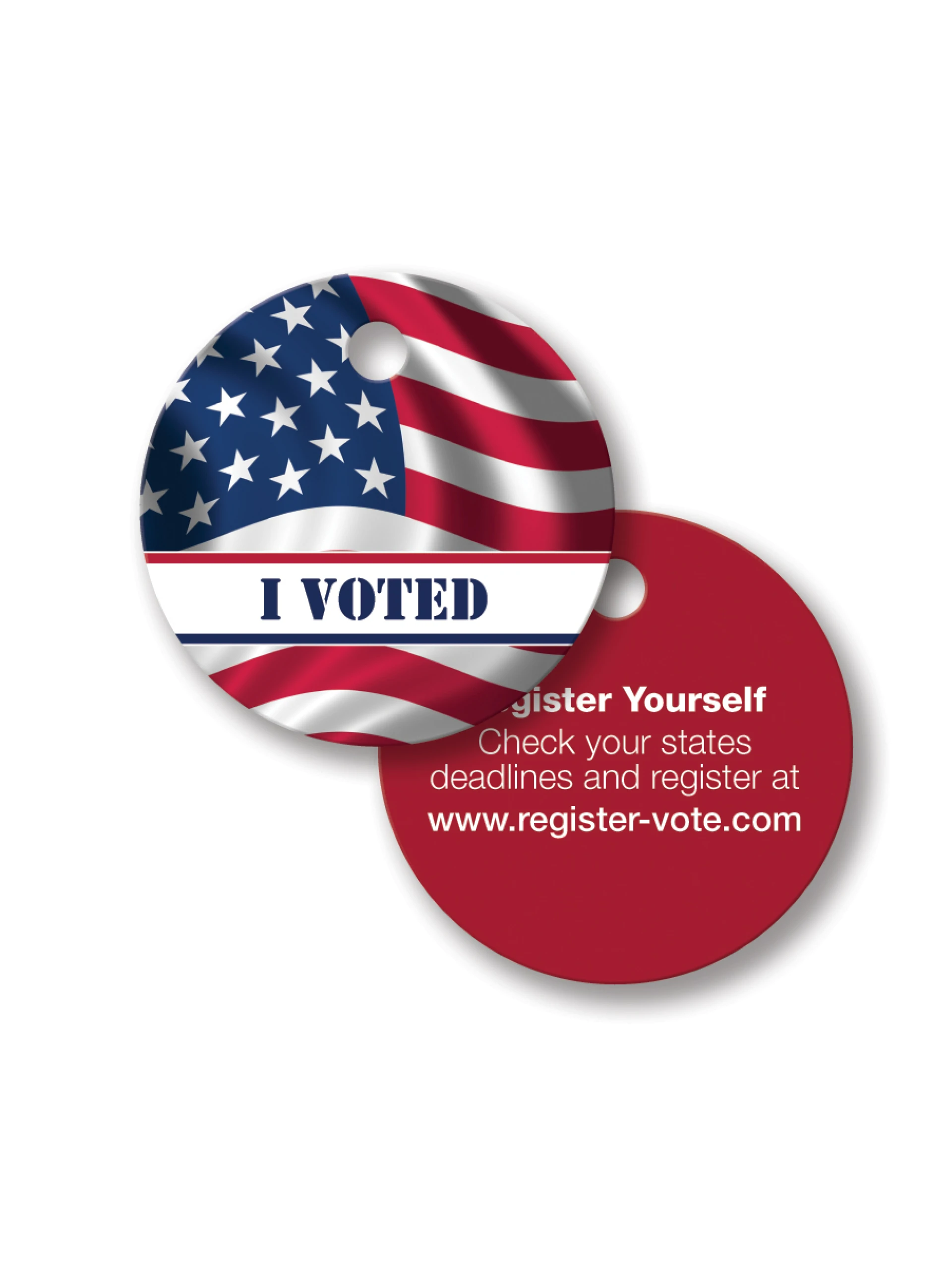 Product: Round Key Tag - Full Color