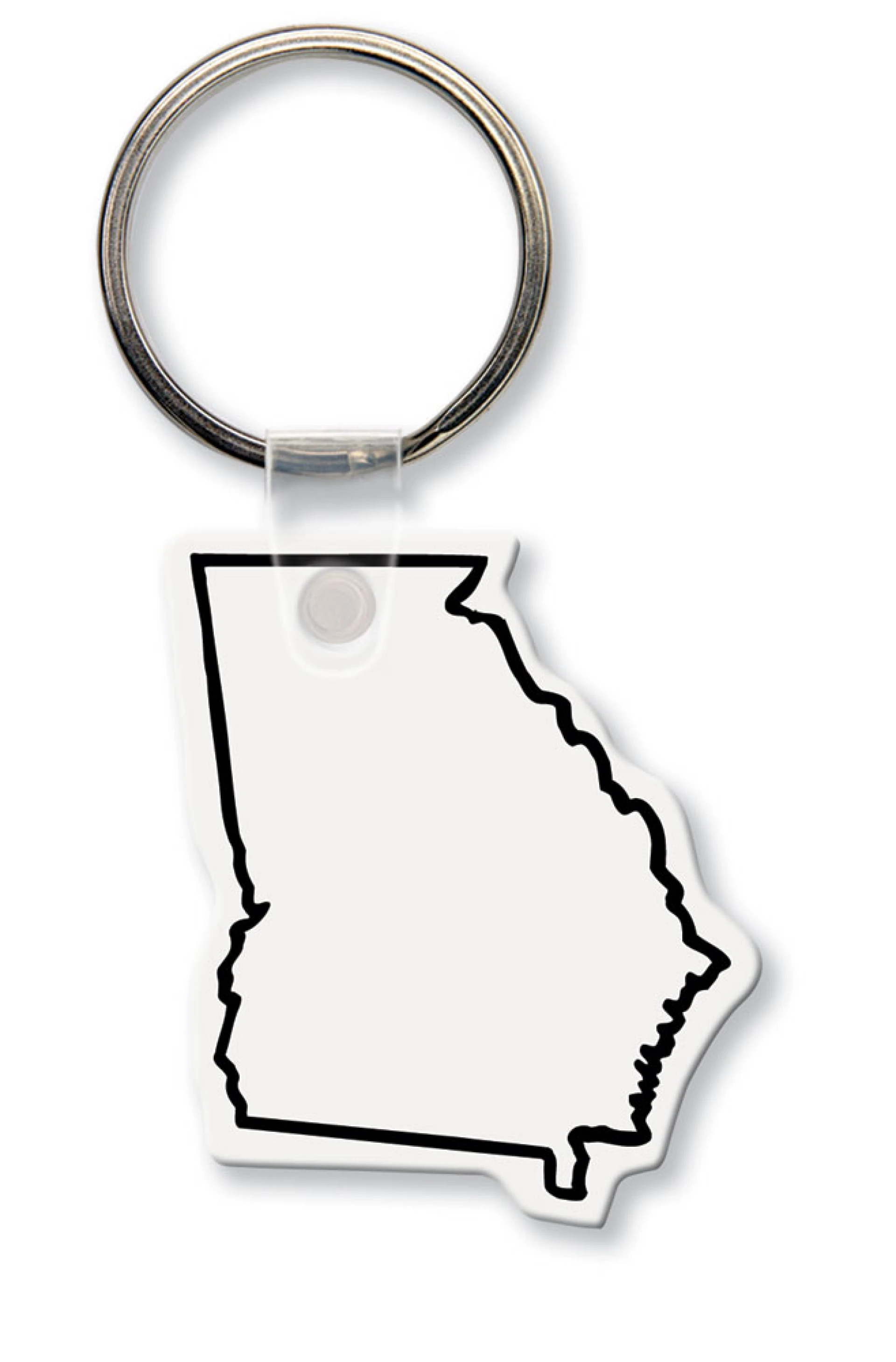 Product: Georgia State Shape Key Tag (Spot Color)