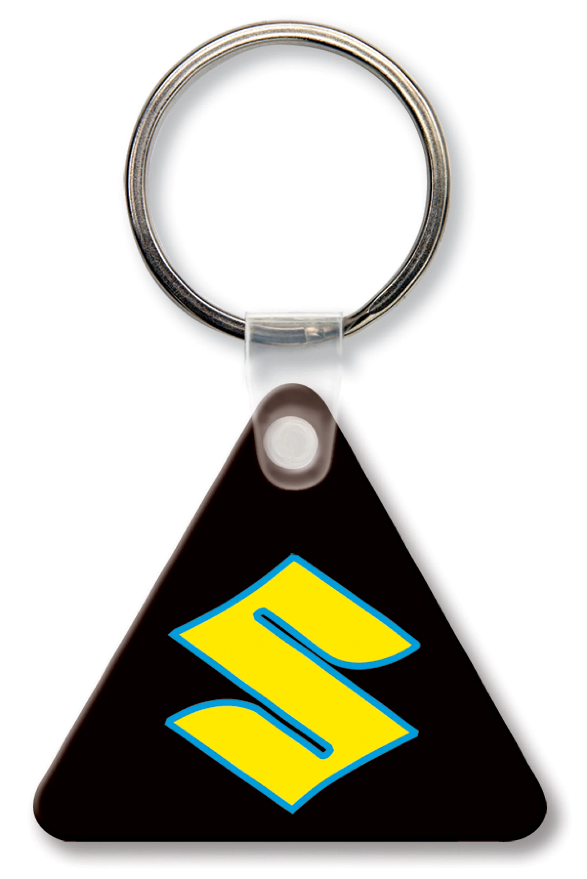 Product: Triangle Key Tag w/Rounded Corners (Spot Color)