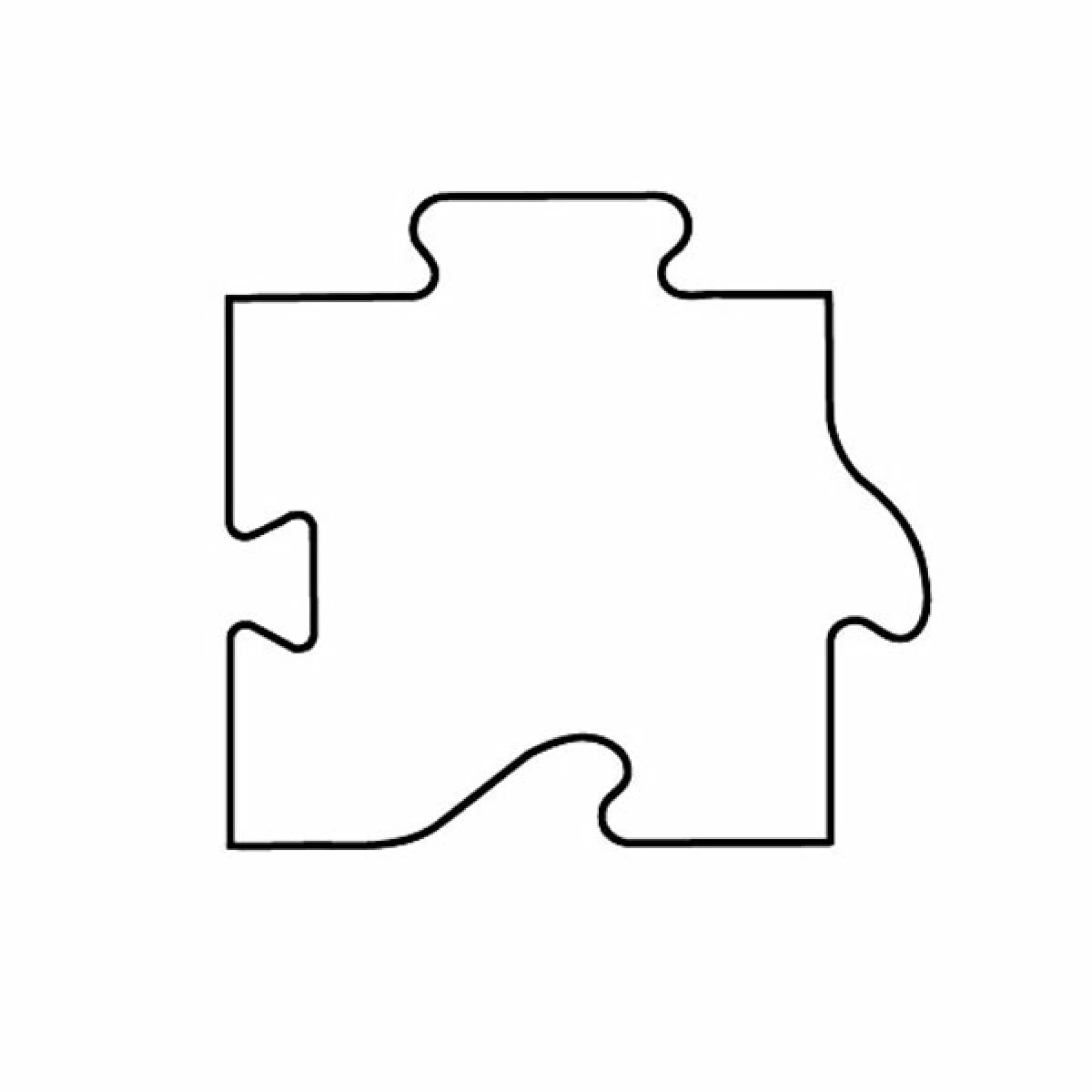 Product: Puzzle Part Magnet - Full Color