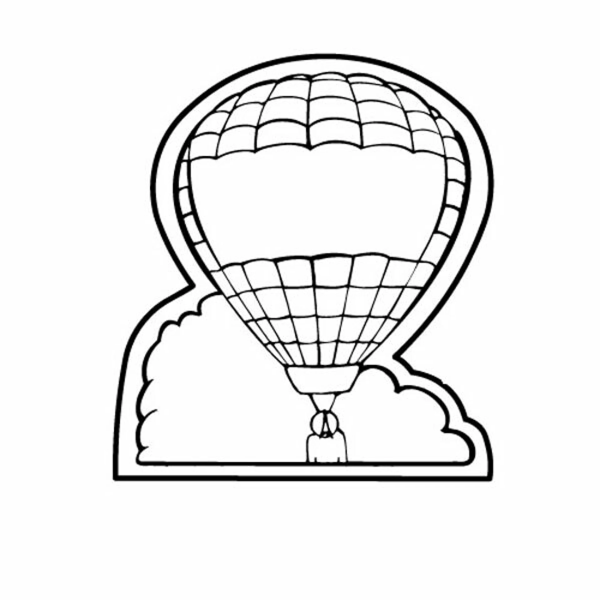 Product: Air Balloon Magnet - Full Color