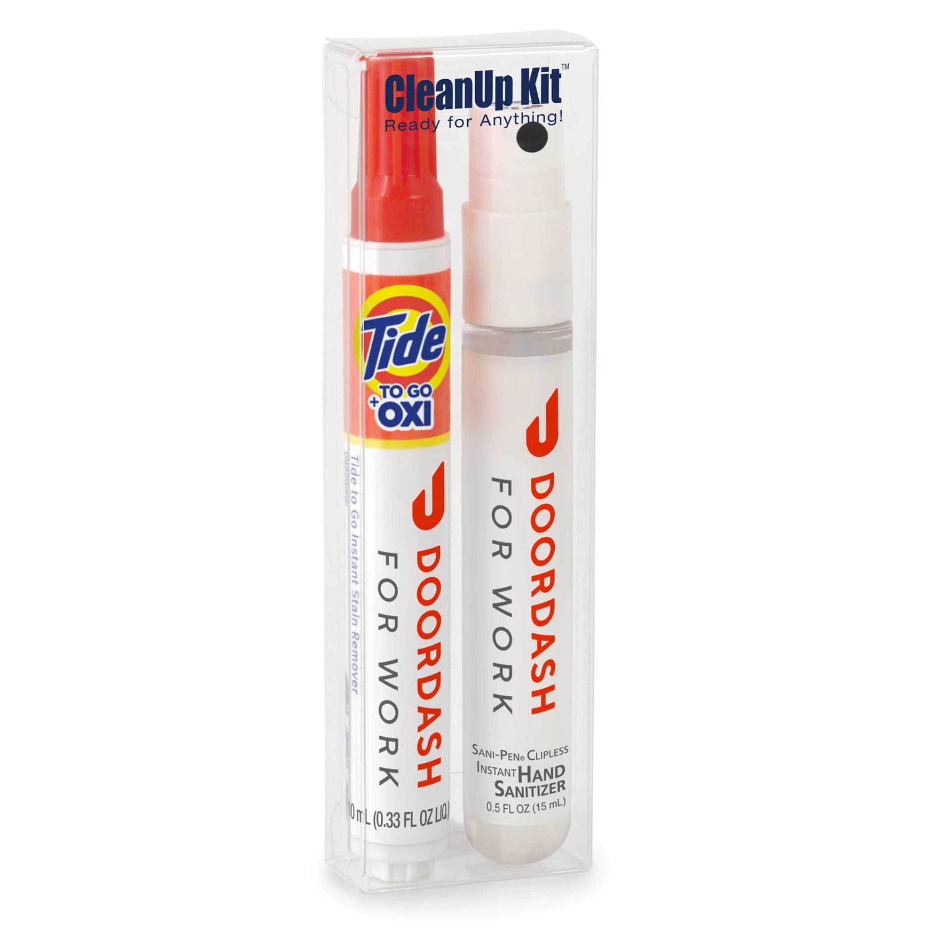 Product: CleanUp Kit - Tide® to Go + Oxi and Sani-Pen® Clipless™ Travel Kit