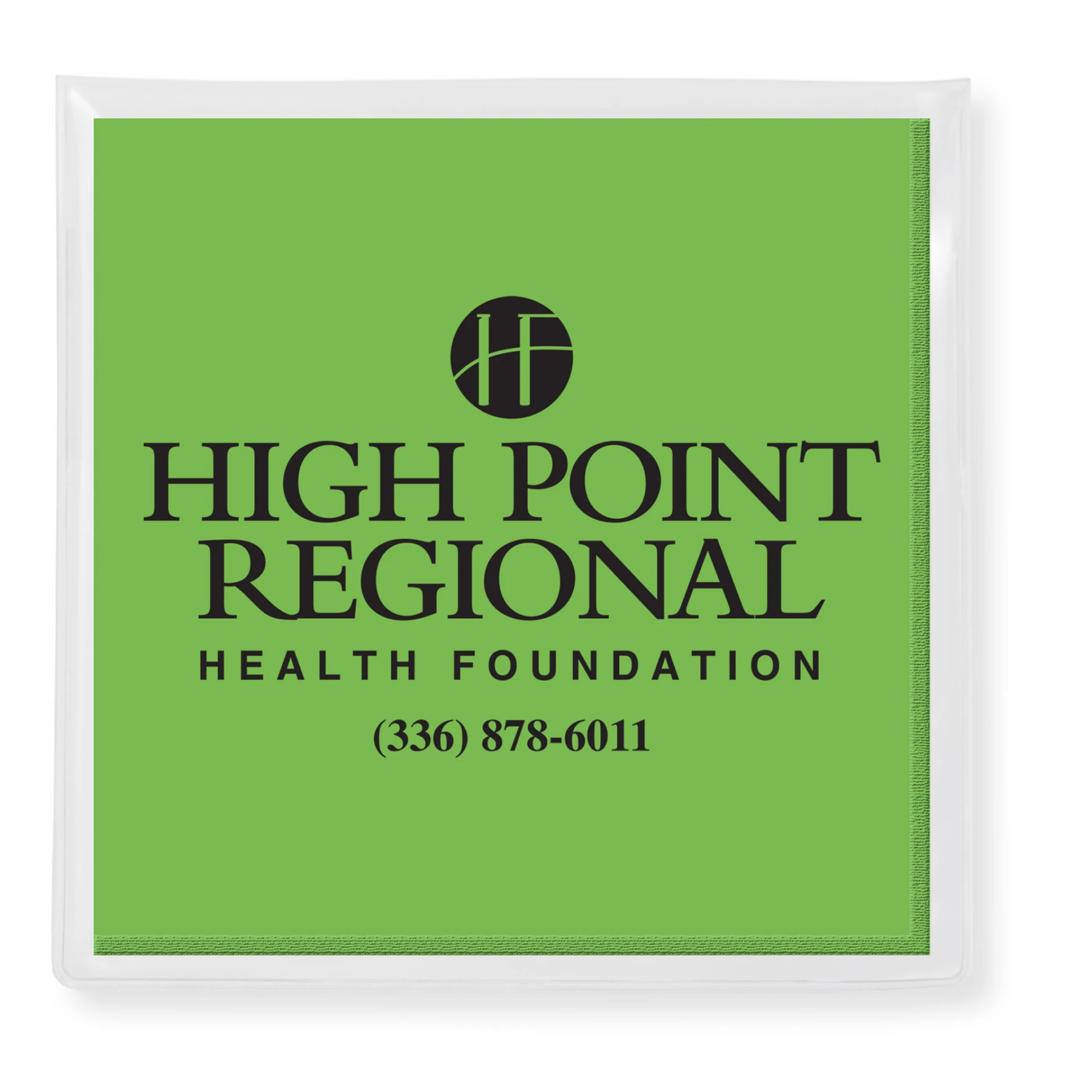 Product: Premium 11" x 11" Spot Color Microfiber Cloth, in Clear Vinyl Pouch
