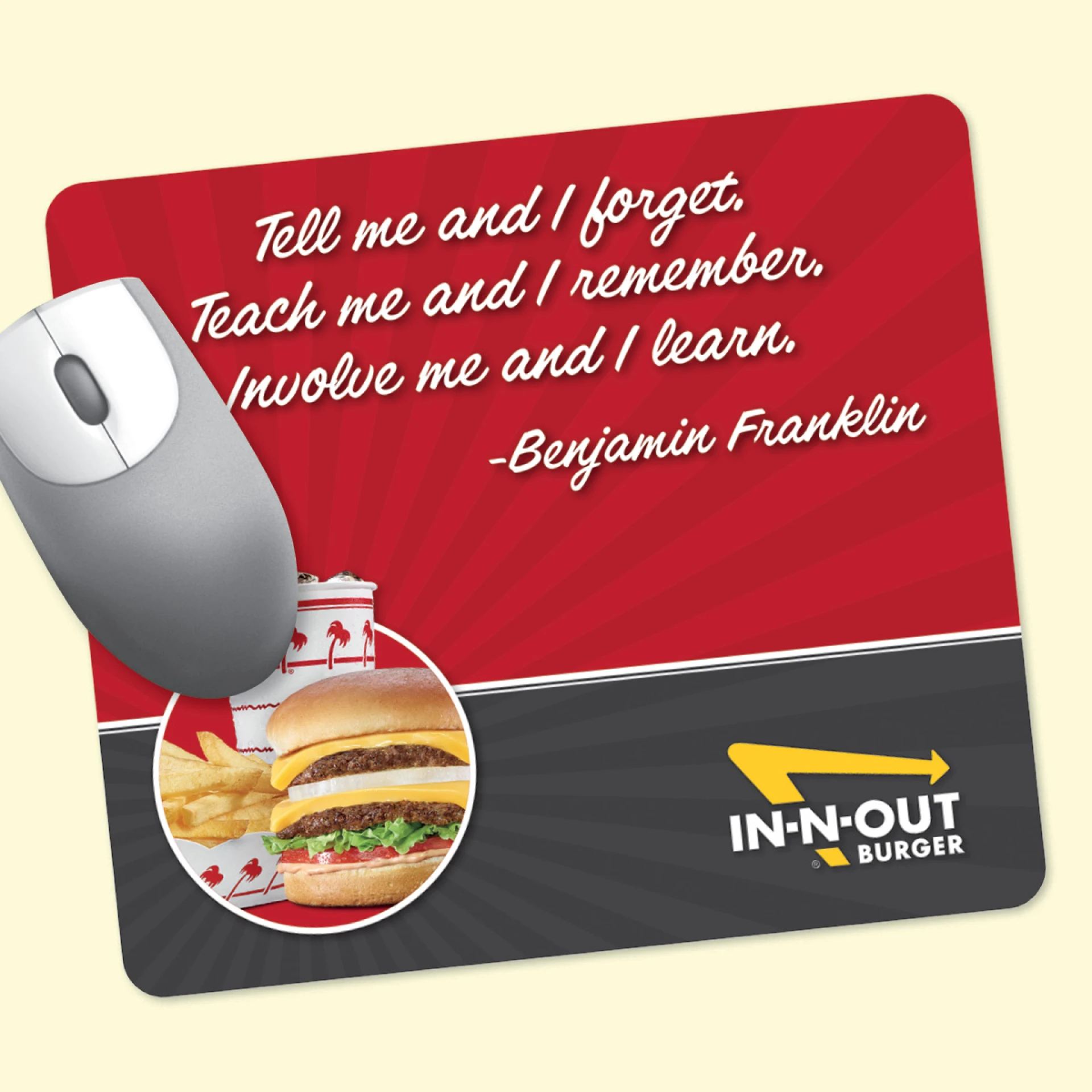 Product: Vynex® Heavy Duty 7.5x8.5x1/16" Hard Surface Mouse Pad