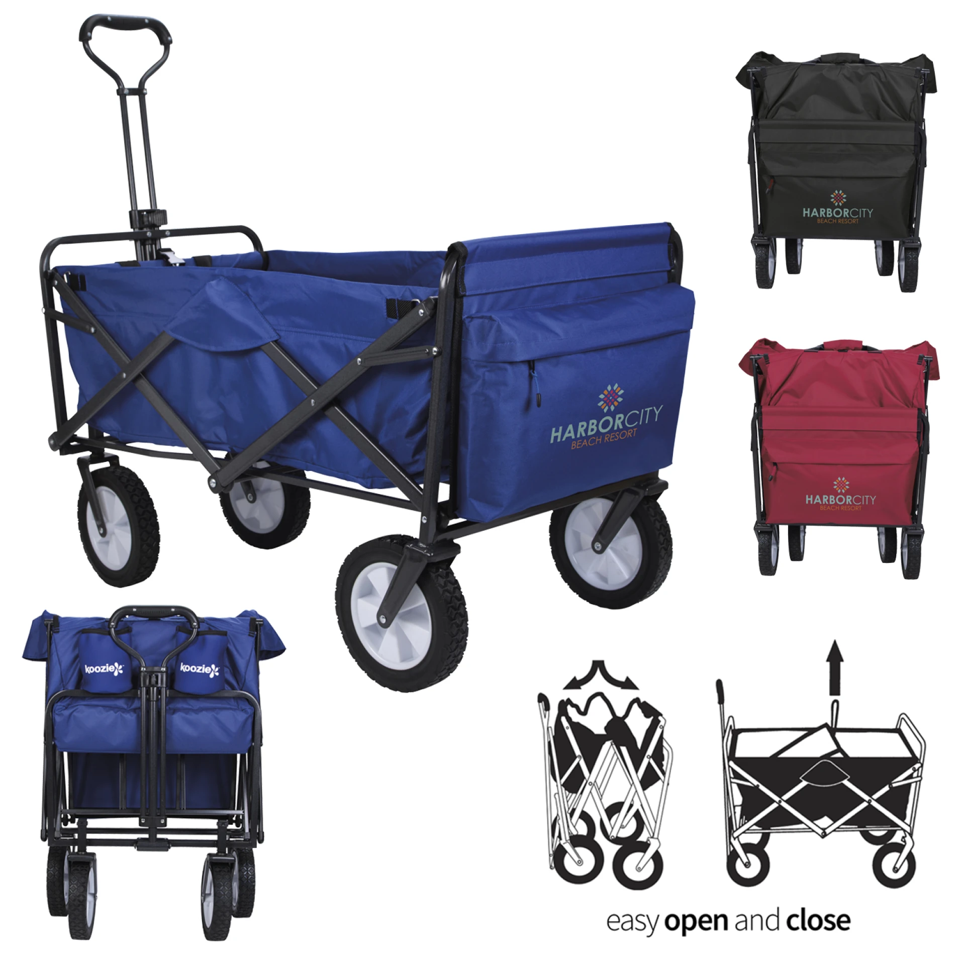 Product: Koozie® Collapsible Folding Wagon