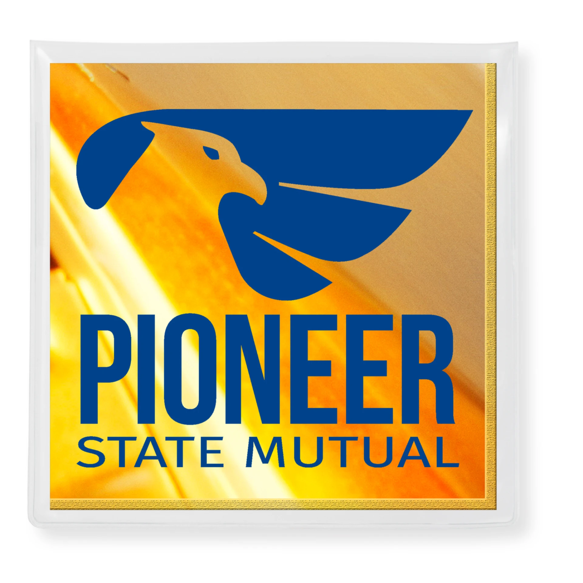 Product: Premium 11" x 11" Full Color Microfiber Cloth, in Clear Vinyl Pouch