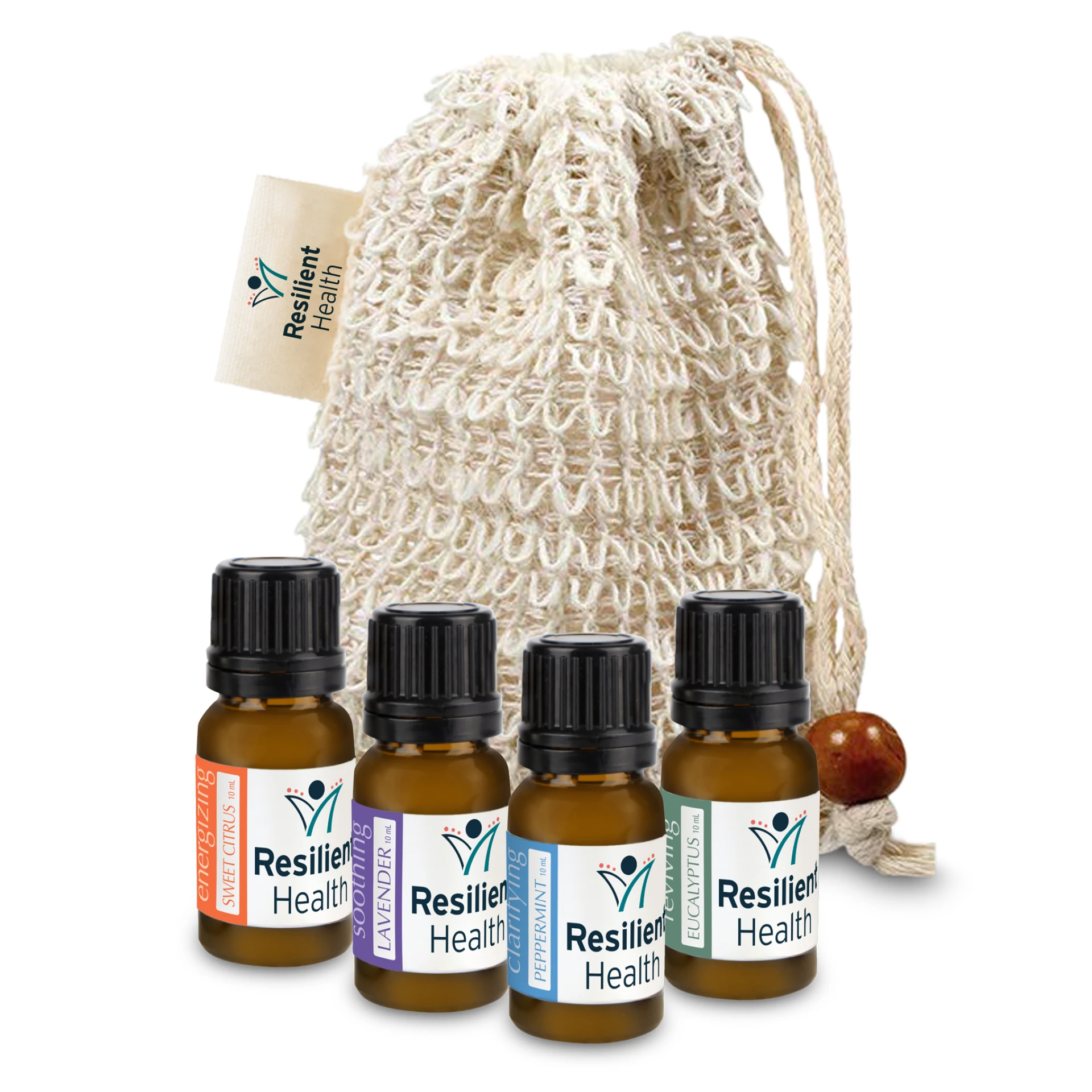 Product: Loofah Bag with 4 Essential Oil Aromas