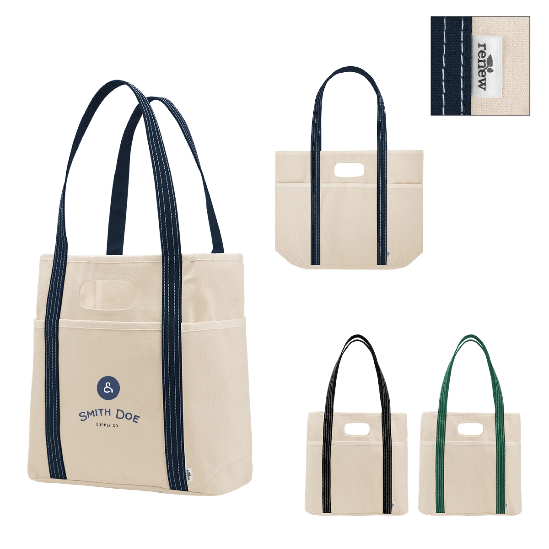 Product: Farm Stand 14 Oz. Cotton Canvas Dual Handle Tote Bag
