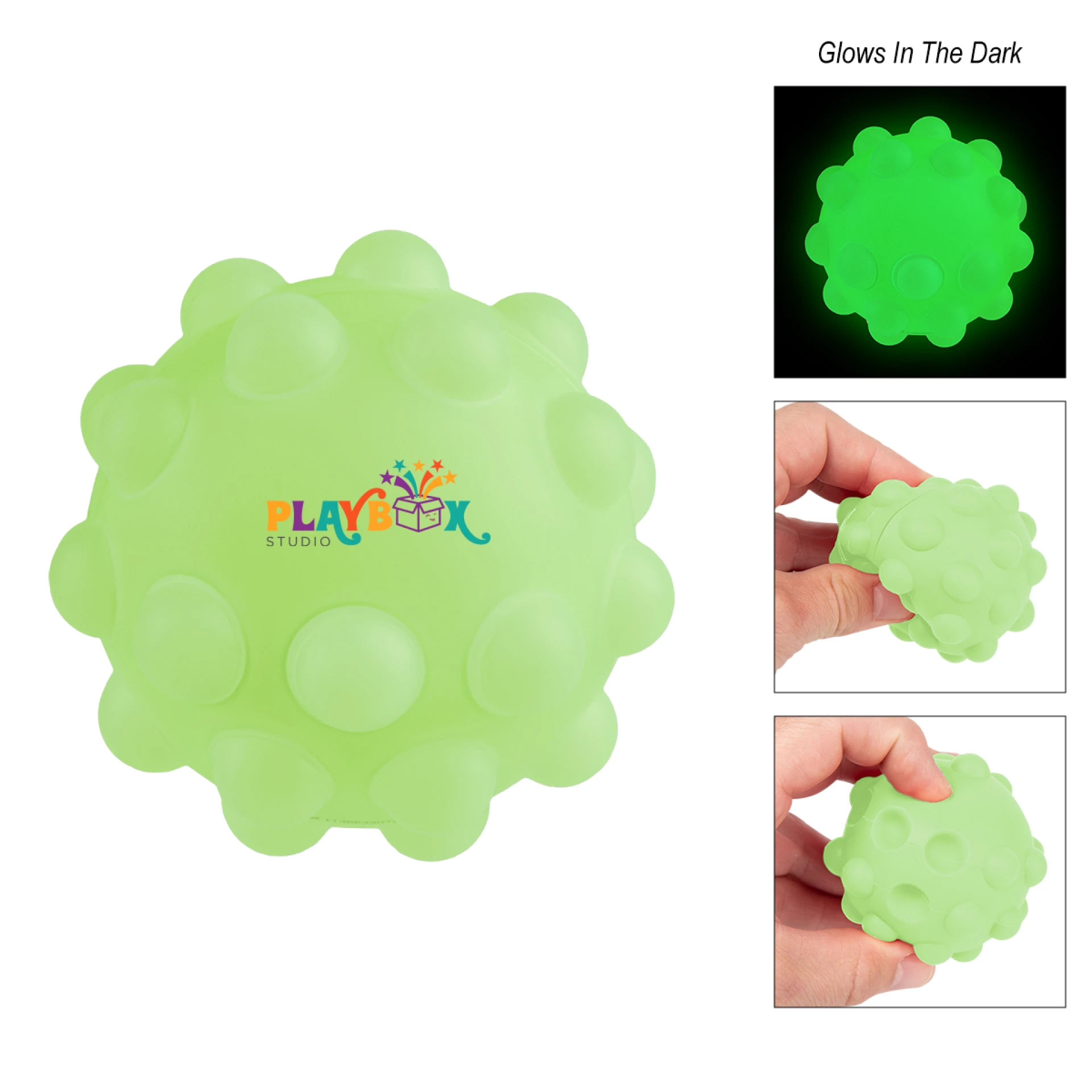 Product: Glow-In-The-Dark Push Pop Ball