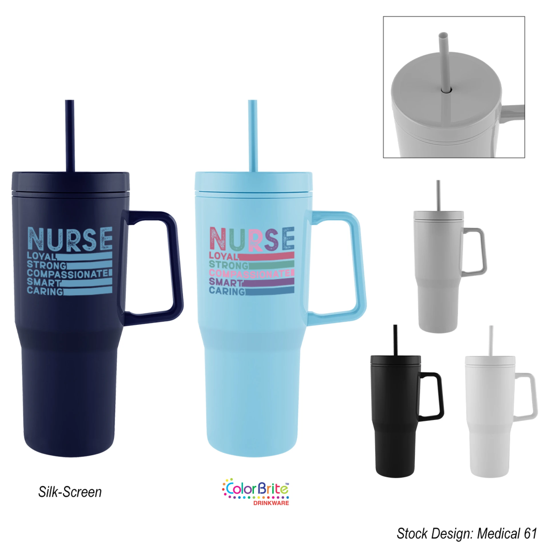 Product: 28 Oz. Intrepid Recycled PS Double Wall Tumbler