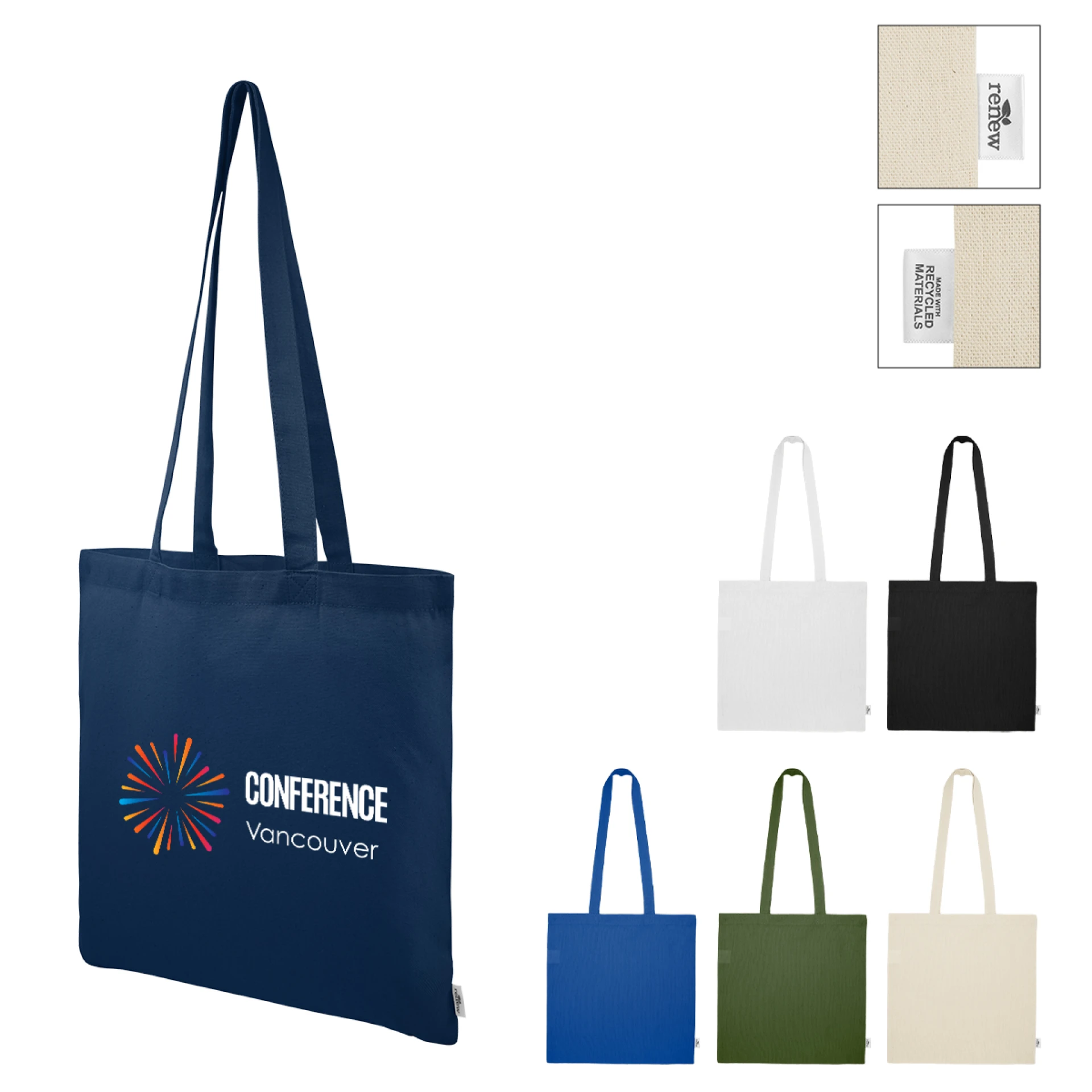 Product: Maeve 8 Oz. Recycled Cotton Tote Bag