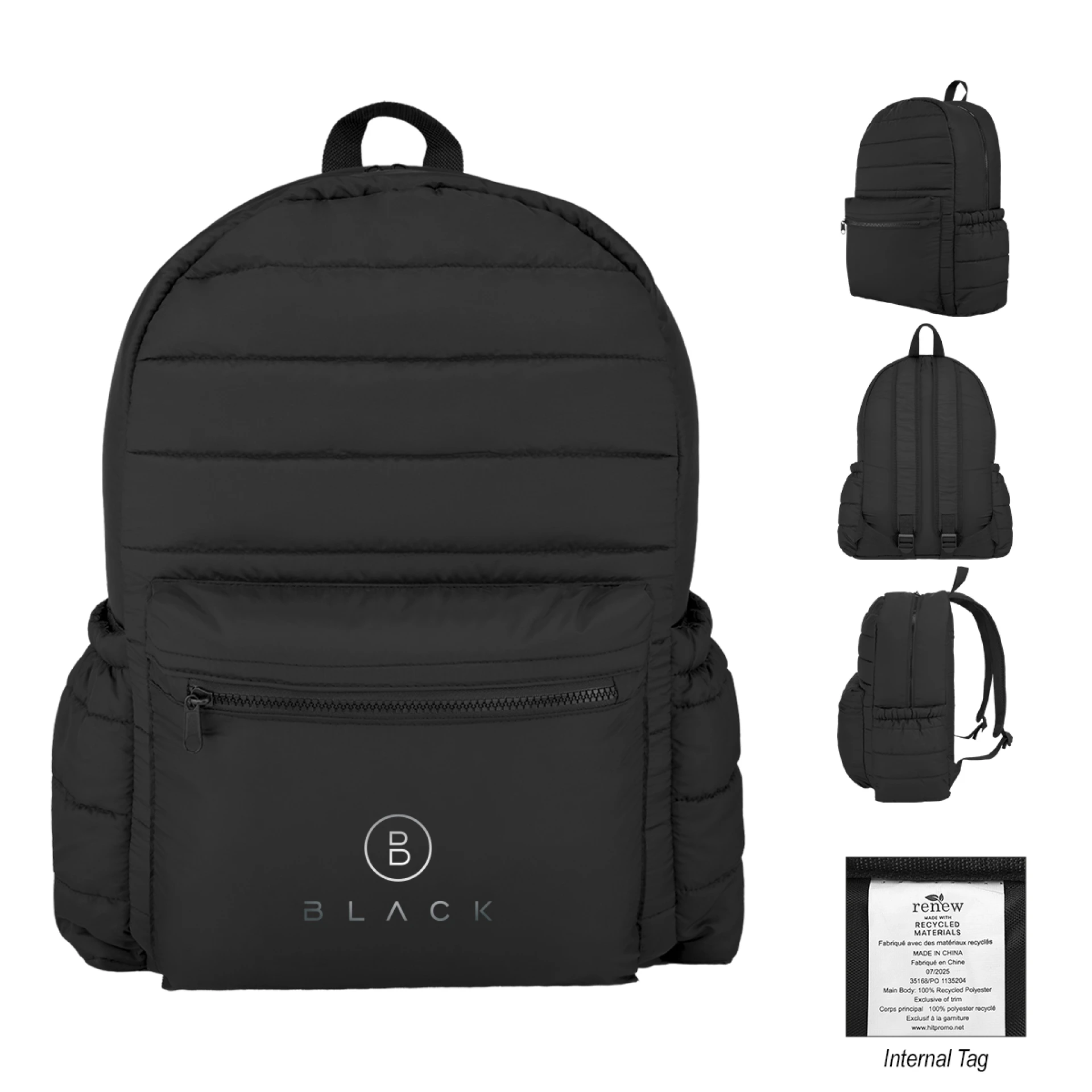 Product: Luxe Puffer rPET Backpack