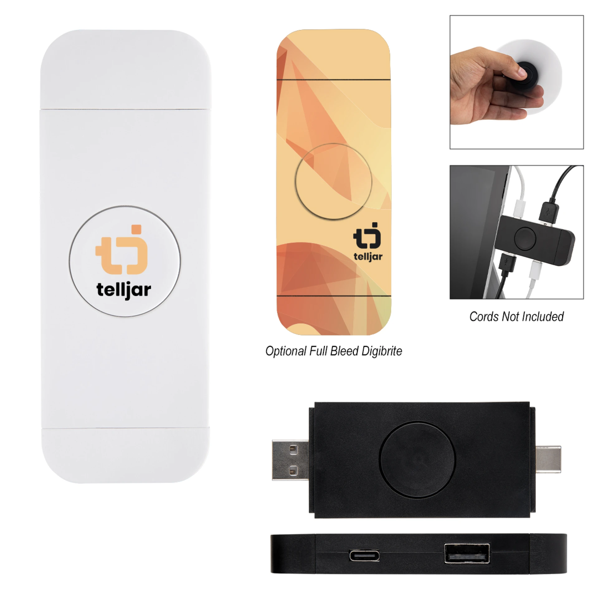 Product: rABS Spinner Dual Input USB Hub