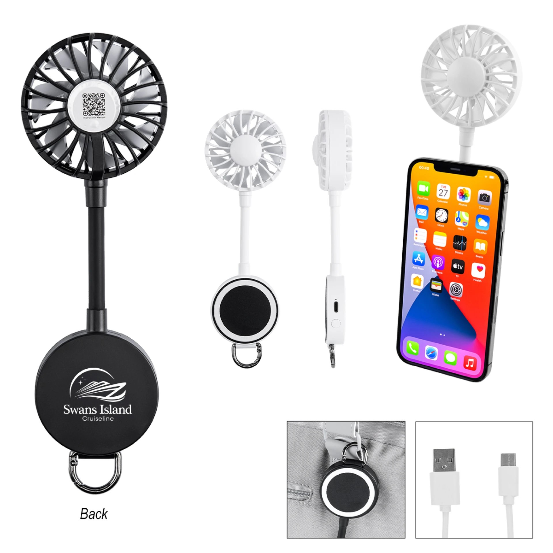 Product: Rechargeable Magnetic Phone Fan