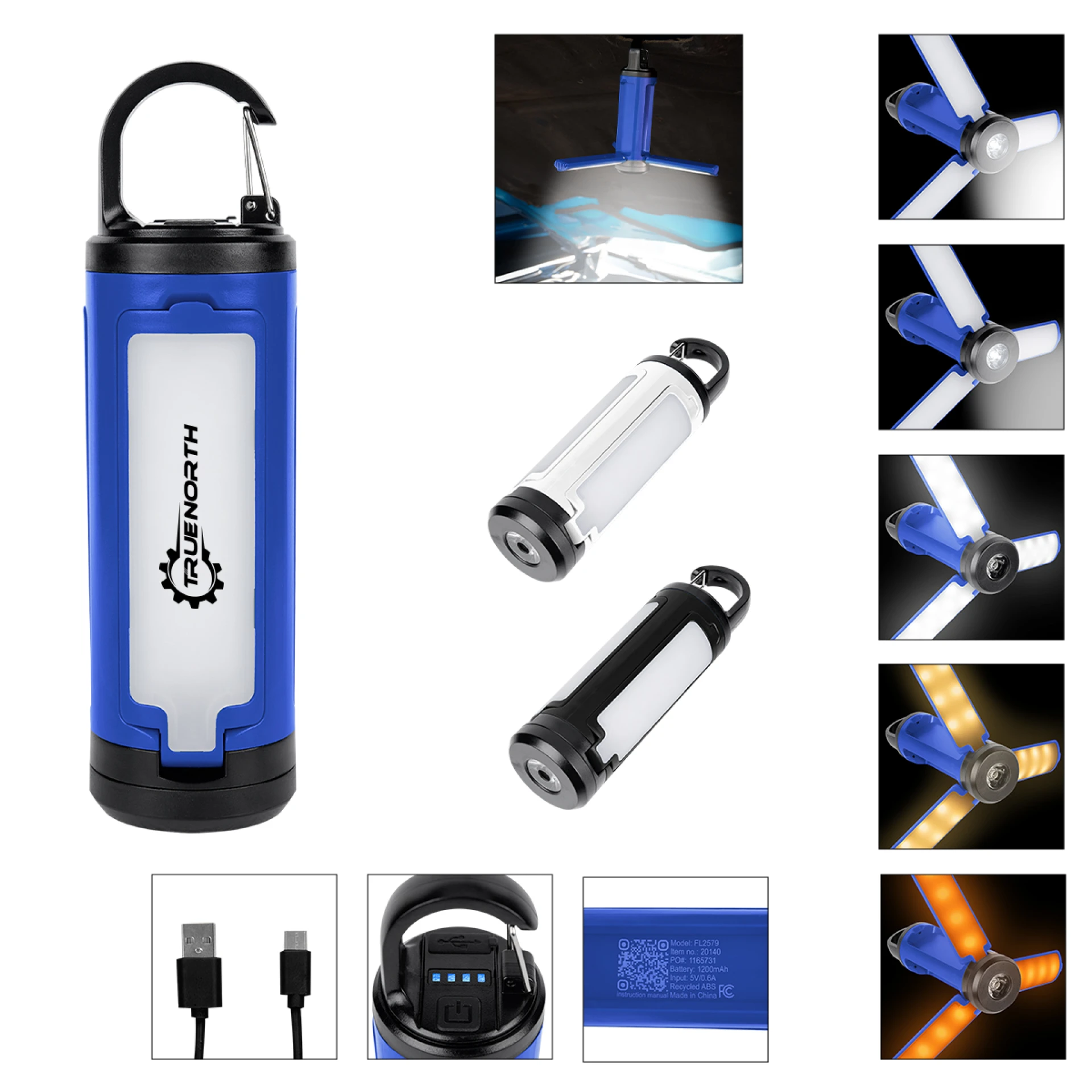 Product: LED Multi-Function Rechargeable Lantern With Carabiner