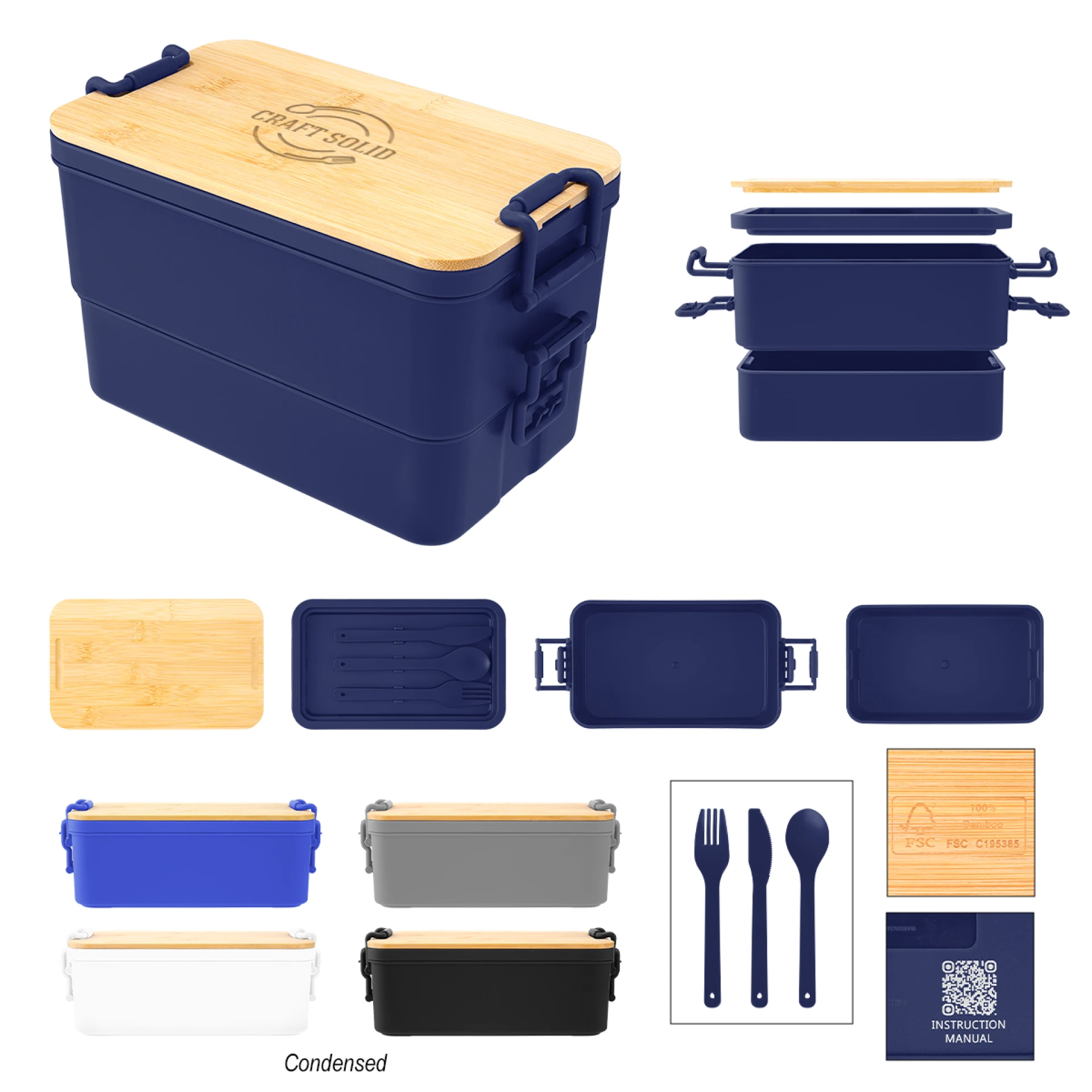 Product: Mega Bites Stackable Bento Box