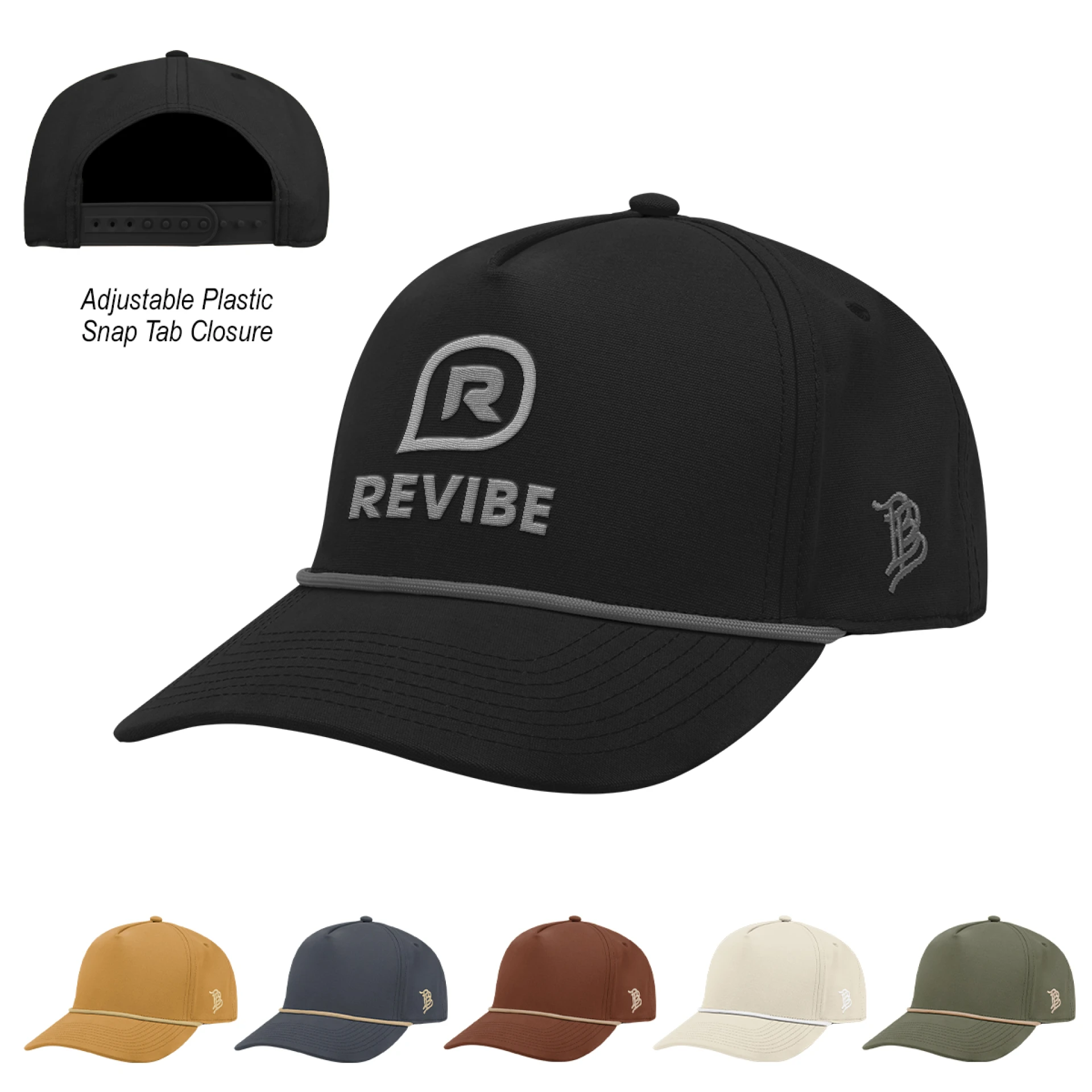 Product: Branded Bills 33409 Bare Curved Canvas Rope Cap