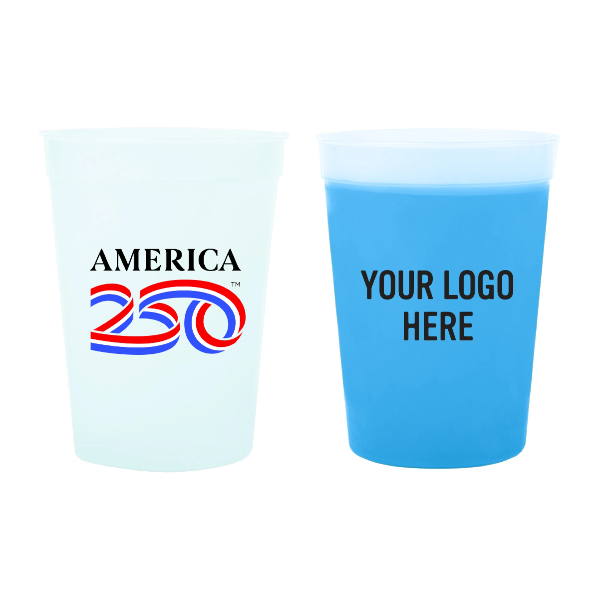 Product: America250™ 12 Oz. Full Color Mood Stadium Cup